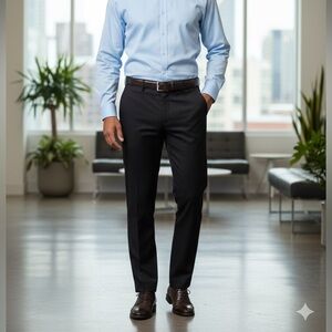 🔥 Take 50% OFF- J.M Haggar Men's Black Dress Pants, Size-36X29